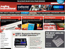 Tablet Screenshot of angling-international.com